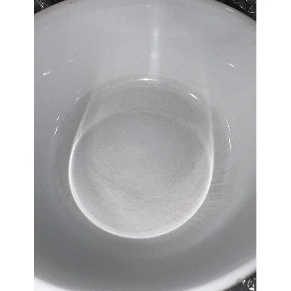 IKEA 365 White Ceramic Soup/Cereal Bowls 6” Diameter (set of 5) No Chips/crack
